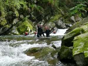 Canyoning in der Gruppe
