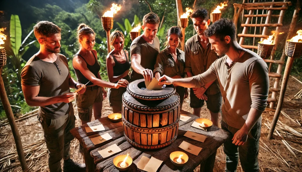 Activité cohésion entreprise type Koh Lanta dans la montagne basque