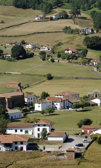 village de bidarray, terrain de course d'orientation