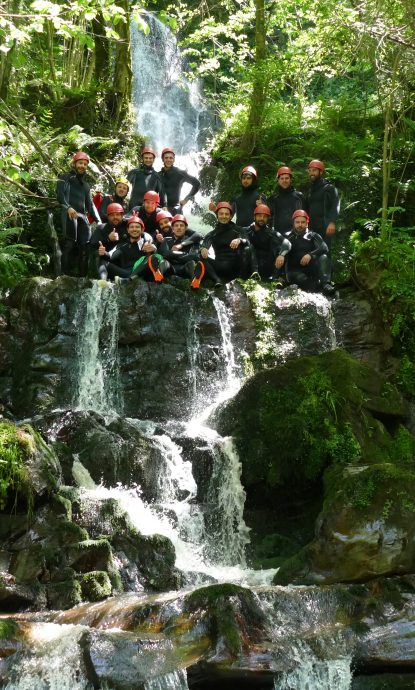 Départ du canyon: Départ du canyoning à Valcarlos avec moniteur diplômé